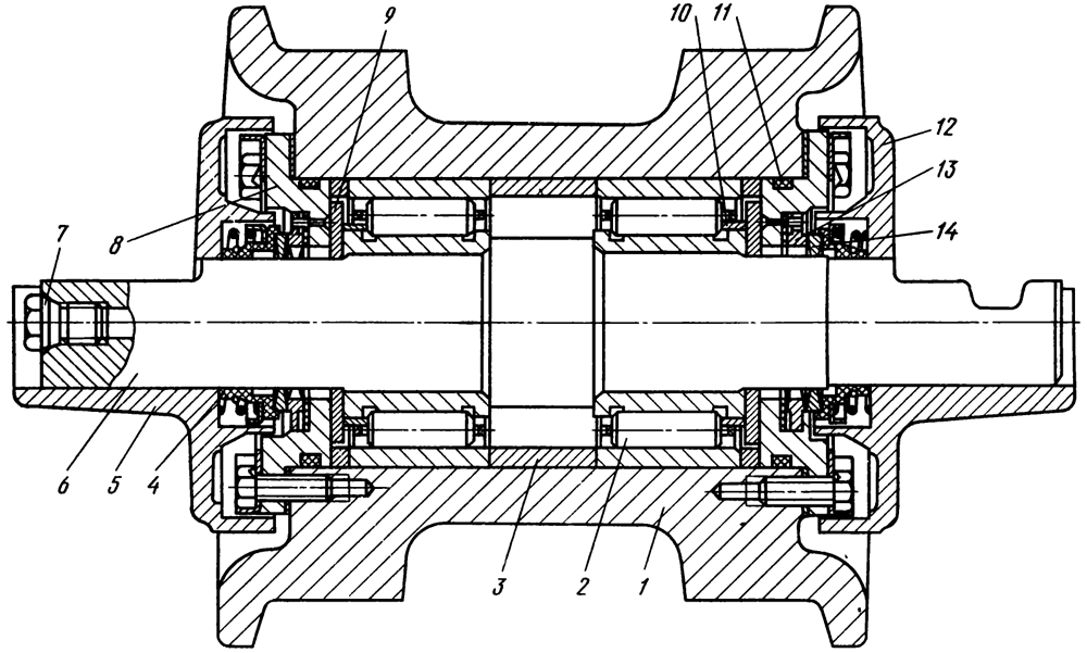 Рис. 81. Опорный каток Рис. 81. Опорный каток Т-130М