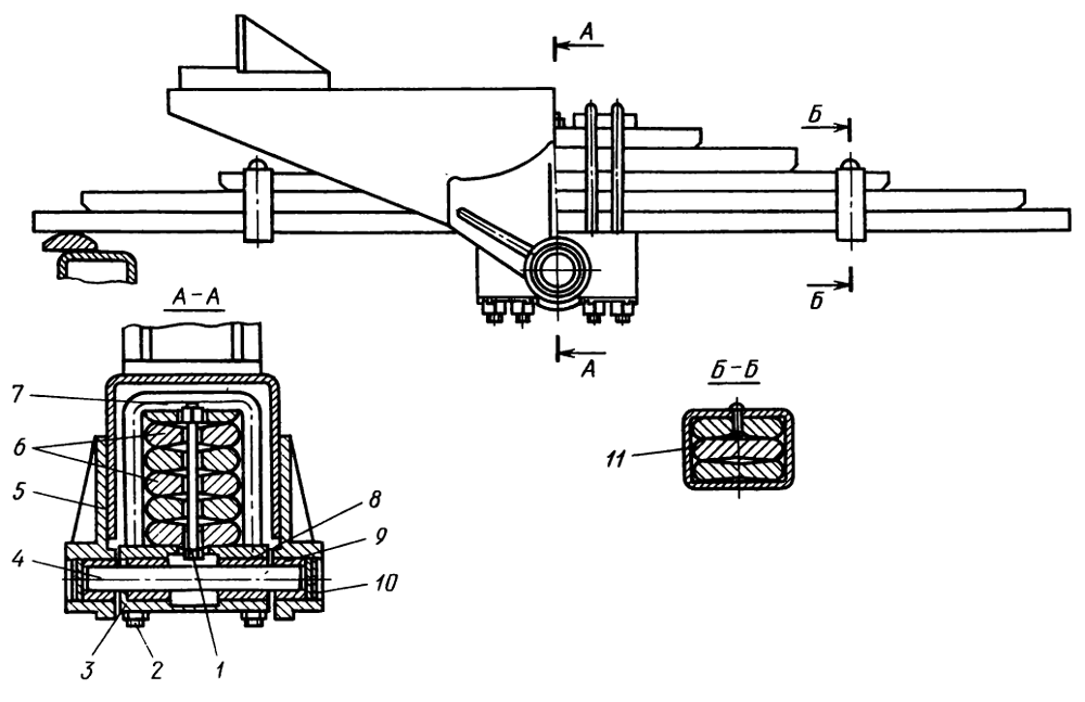 Рис. 85. Балансирное устройство Рис. 85. Балансирное устройство Т-130М